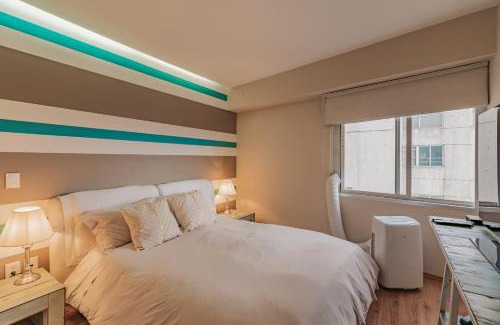 Hipodromo Condesa Apartment | TOP VIEW PENTHOUSE Private Rooftop, Wi-Fi 500Mbps, Air Conditioning, Grill, Pool and Gym