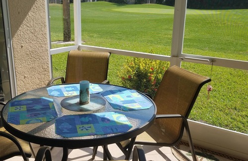 Bonita Springs Condo | Tranquil Oasis at Bonita Fairways on the 17th Hole Awaits You