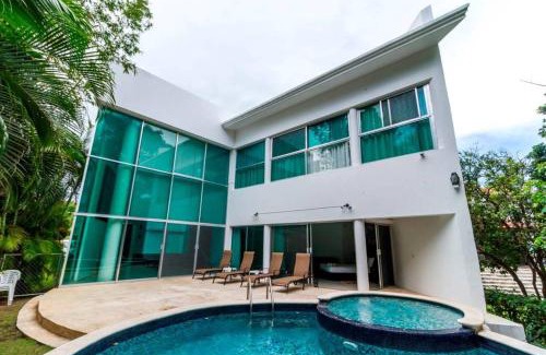 Playacar Villa | Tropical Private Pool Villa in Gated Upscale Area