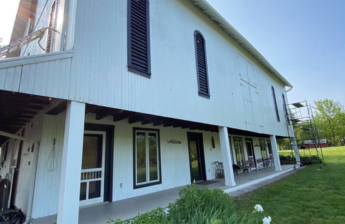 Fairborn House | Tucked beneath our historic 1895 German bank barn, is the Bunkhouse!