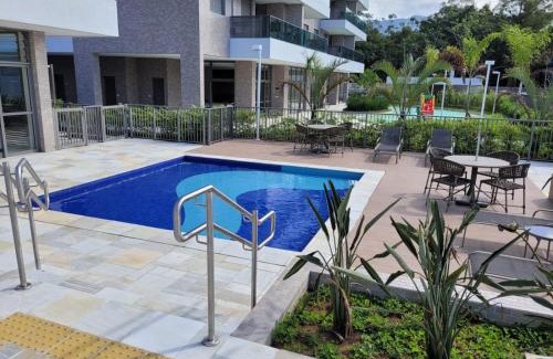 Vila Clais Apartment | Tulum Bertioga - lindo apto com vista para o mar.