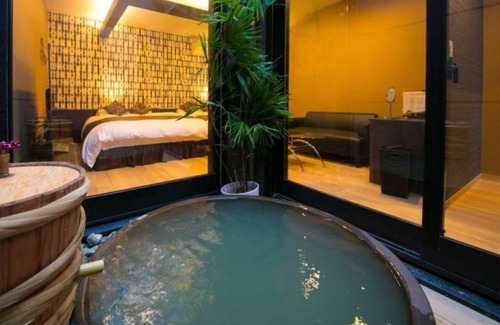 Oita Hotel | Twin room Onsen openair bath/Oita Ōita