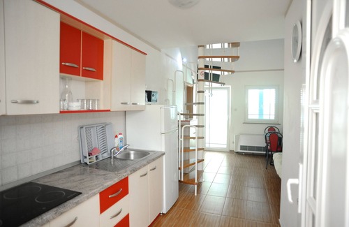 Caska Apartment | Two bedroom apartment with terrace and sea view Caska, Pag (A-3085-a)
