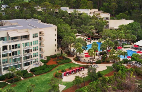 Oceanside Condo | Two bedroom, ground floor, oceanfront Marriott condo in Sea Pines on HHI!