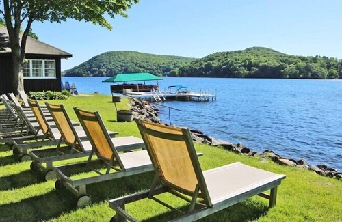 New Preston House | Two grand lakefront homes on 25 acres with waterfront access to Lake...