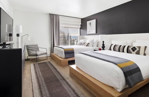 Teton Village Hotel | Two Queen, Gravity Haus, Scenic Views, Skiing Adventure, At Jackson Hole's Foot