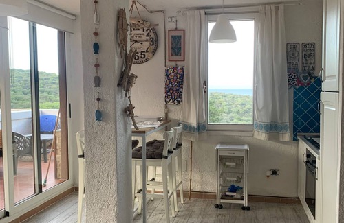 Cugnana Verde House | Two-room apartment with large sea-view terrace at Costa Smeralda