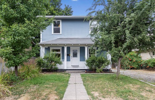 South Perry District House | Two-story, dog-friendly home with a fenced yard, patio & washer/dryer