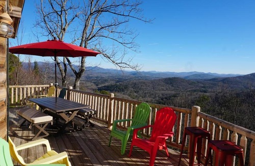 Helen House | Ultimate Log Cabin Experience with BREATHTAKING Views