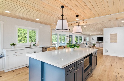 Cloverdale House | Unmatched Multi-Home Estate on Private Lake w/Sandy Beaches, Hot Tubs, Fire-Pit, 1 Mile to Beach