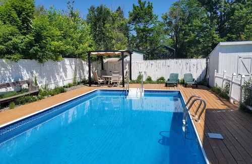 Bangor House | Updated 3 bedroom home with a pool and a hot tub in a nice neighborhood.