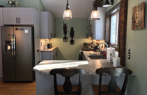 Saranac Lake House | Upper Saranac Lake with Beach Access and Dock