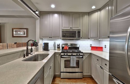 Ludlow House | Upscale condo with modern touches just a ski home for lunch