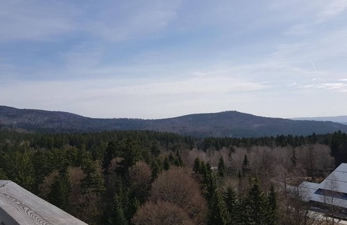 Mauth Apartment | Urlaub in ruhiger Lage mit Südbalkon mit Blick auf den Bayerischen Wald