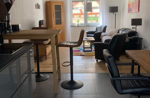 Oberwesel Apartment | Vacation apartment "Am Turmblick 1" - apartment/apartment, shower or bath, WC, 2