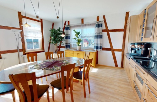 Sonneberg Apartment | Vacation apartment with 115 sqm living space on the first floor