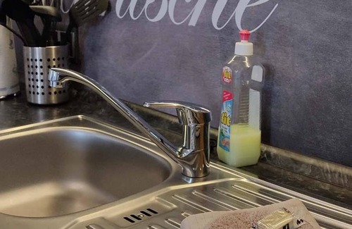 Altenberg Apartment | Vacation apartment "Zum Ausblick" - apartment/apartment, shower, WC, living room/bedroom