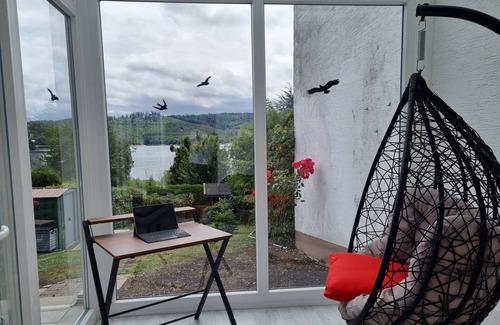 Langscheid House | Vacation home with panoramic view of Lake Sorpe - only 50 meters to the lake