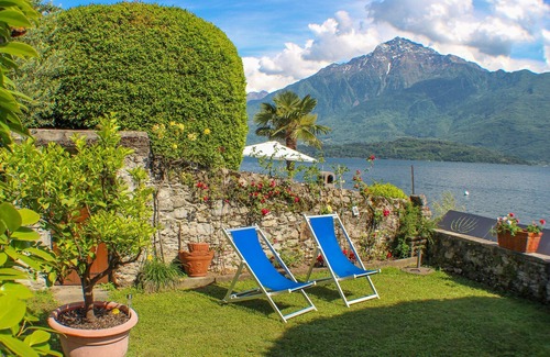 Domaso Apartment | Vento Breva holiday appartment with garden directly on the lake