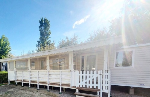 Vias House | Vias Mobil-home Neuf Avec Terrasse, Clim Camping LA Carabasse 4