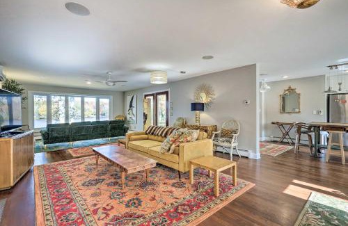 Milford House | Vibrant Milford Home with Boat Dock and Patio!
