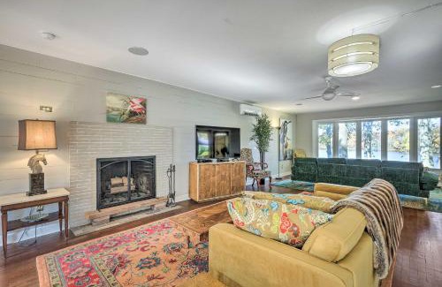 Milford House | Vibrant Milford Home with Boat Dock and Patio!
