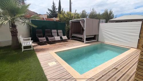 Cagnes-sur-Mer Apartment | Villa Appartement 3 chambres, refait à neuf, piscine, proche mer et gare