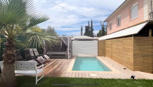 Cagnes-sur-Mer Apartment | Villa Appartement 3 chambres, refait à neuf, piscine, proche mer et gare