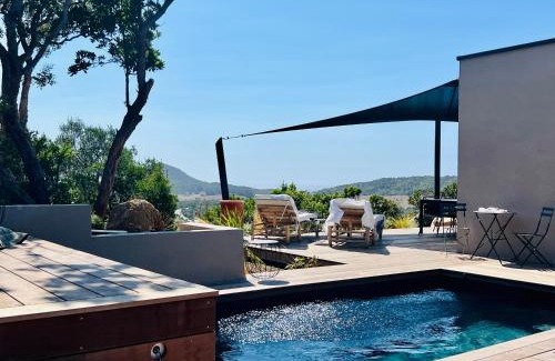 Figari Villa | Villa architecte vue mer et maquis