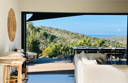 Figari Villa | Villa architecte vue mer et maquis