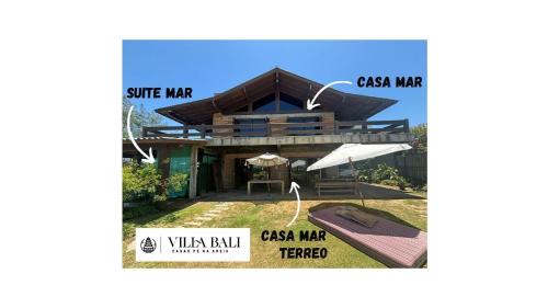 Barra de Ibiraquera House | Villa Bali Casas pé na areia