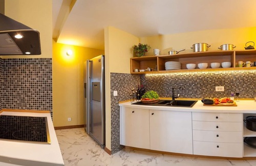 Orebic Villa | Villa Beachfront Gracia Grande with private pool with sea water right at the beach in Orebic - Peljesac