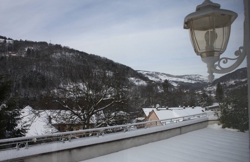 Travexin Ski Chalet | VILLA CHALET STANDING HEATED POOL VOSGES LA BRESSE GERARDMER FIBER VIEW