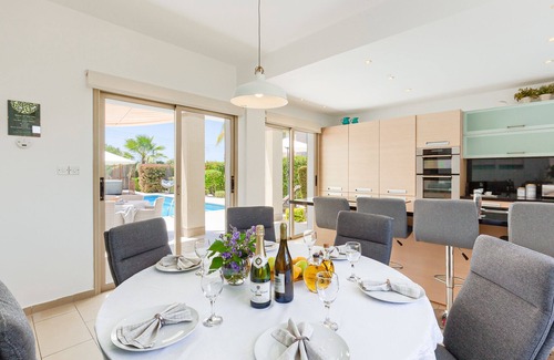 Kissonerga Villa | Villa CHIARA - 4 Bedroom Villa with Private Heated Pool & Jacuzzi/Spa