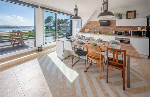 Guisseny House | Villa " Guissbeach " SPA, walking distance to the beach, Sunset from the terrace