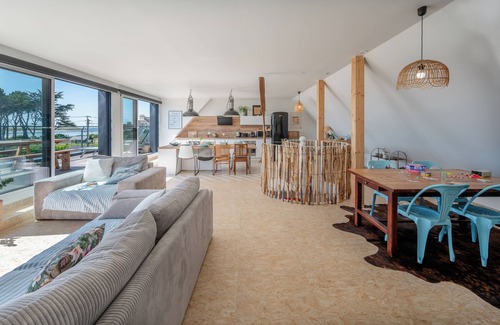 Guisseny House | Villa " Guissbeach " SPA, walking distance to the beach, Sunset from the terrace