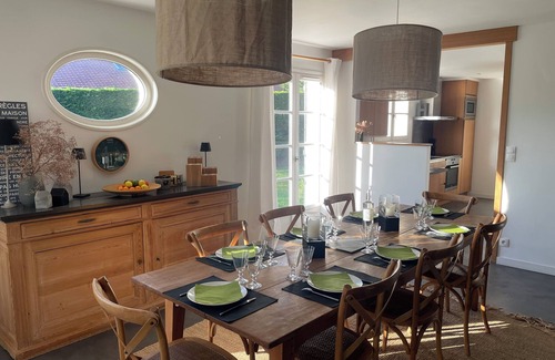 Hardelot-Plage House | "Villa H" Hardelot, 8/9 pers, quiet, near beach and golf courses