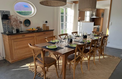 Hardelot-Plage House | "Villa H" Hardelot, 8/9 pers, quiet, near beach and golf courses