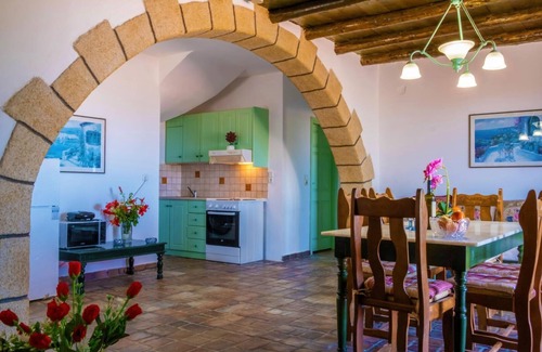 Agia Other | Villa Jokasta in Stalos in Secluded Place with Pool, BBQ, Jacuzzi, Sea Views