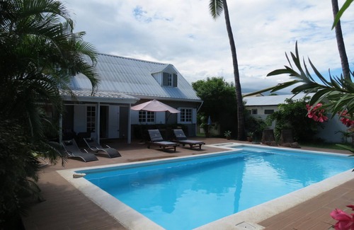La Saline Les Bains Villa | Villa Laurier Rose 'with pool 300 meters from the beach and lagoon of Saline