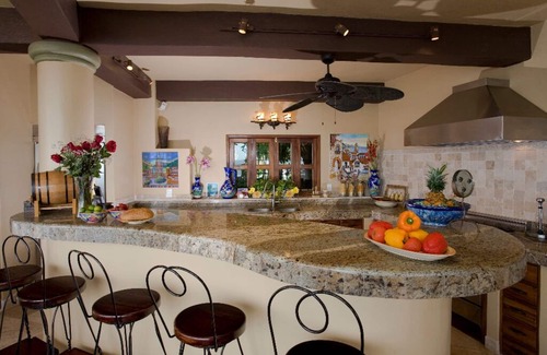 South Shore Hotel Area Villa | VILLA LOS ARCOS: 5 Star Oceanfront With Full Staff