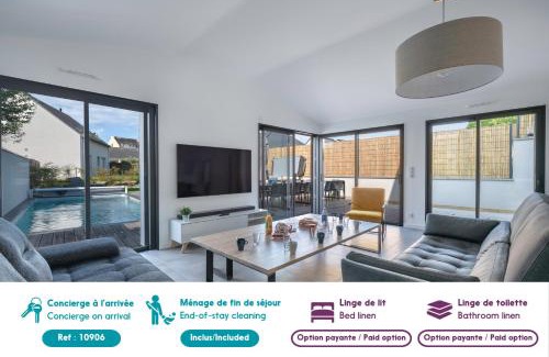 Saint-Gildas-de-Rhuys House | Villa moderne avec piscine pour 15 personnes !