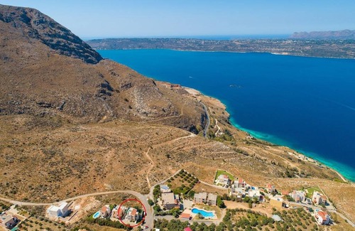 Megala Chorafia Villa | Villa Neria: Large Private Pool, Sea Views, A/C, WiFi