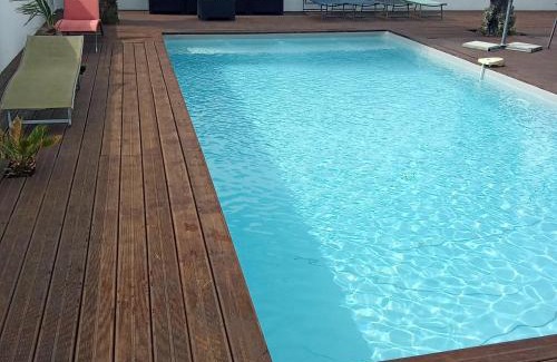 Gujan-Mestras Villa | ViLLA NEUVE 115m2 ,TOUT CONFORT AVEC PiSCiNE Chauffée-JARDiNET BASSiN ARCACHON