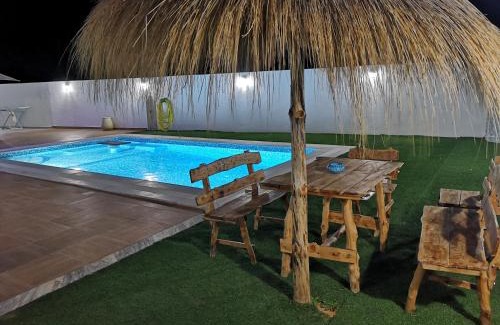 Aghir Villa | VILLA NOUR DJERBA plain pied haut de gamme piscine proche de la plage
