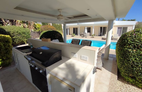 Agios Georgios Pegeias Villa | Villa Romano - Elegant 3-Bed Villa with Private Pool & Veranda, Close to the Sea