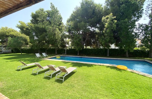 Vallpineda Villa | Villa Sitges Abu-Lia 3 min. walk from the beaches. Amaizing Outdoor Area. Luxury