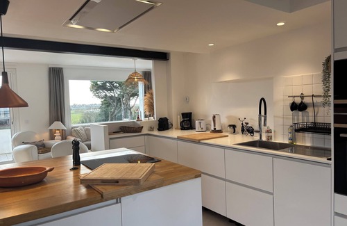Billiers Villa | Villa Vieilles Vignes vue mer