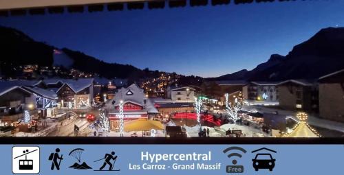 Les Carroz-d'Araches Apartment | Vintage chic -central, wifi, mountain view