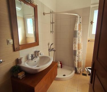 Ermoupoli Apartment | Virginia's guest room